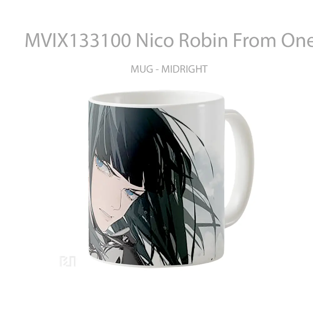 Mug Nico Robin From One Piece V1 Cangkir Anime - All-side / Desain
