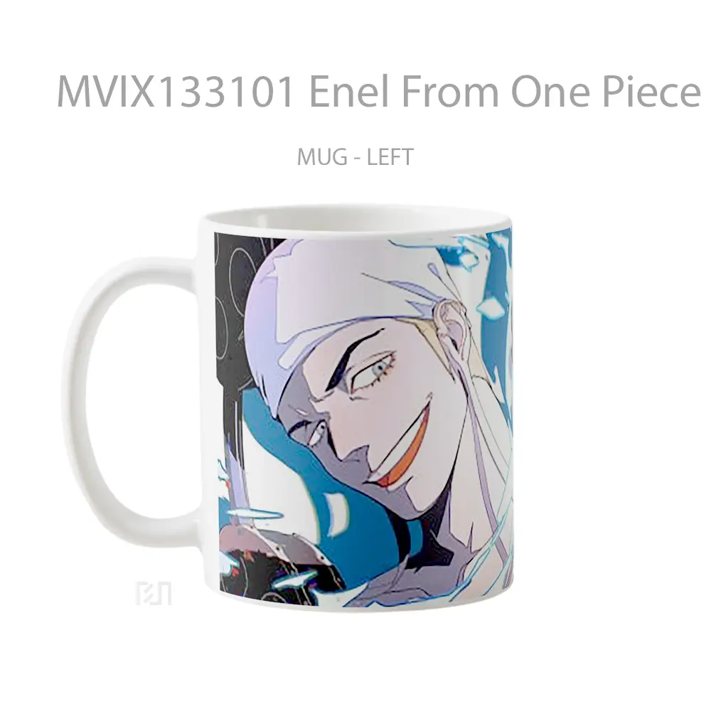 Mug Enel From One Piece Cangkir Anime - All-side / Desain