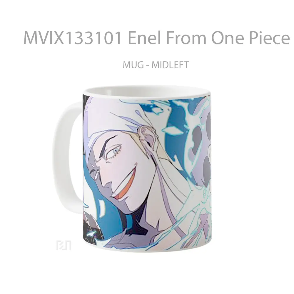 Mug Enel From One Piece Cangkir Anime - All-side / Desain