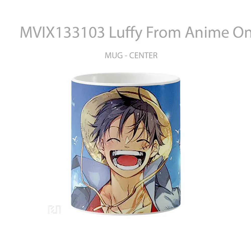 Mug Luffy From Anime One Piece Cangkir Anime