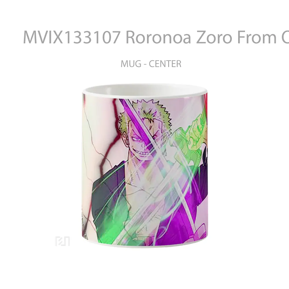 Mug Roronoa Zoro From One Piece V3 Cangkir Anime