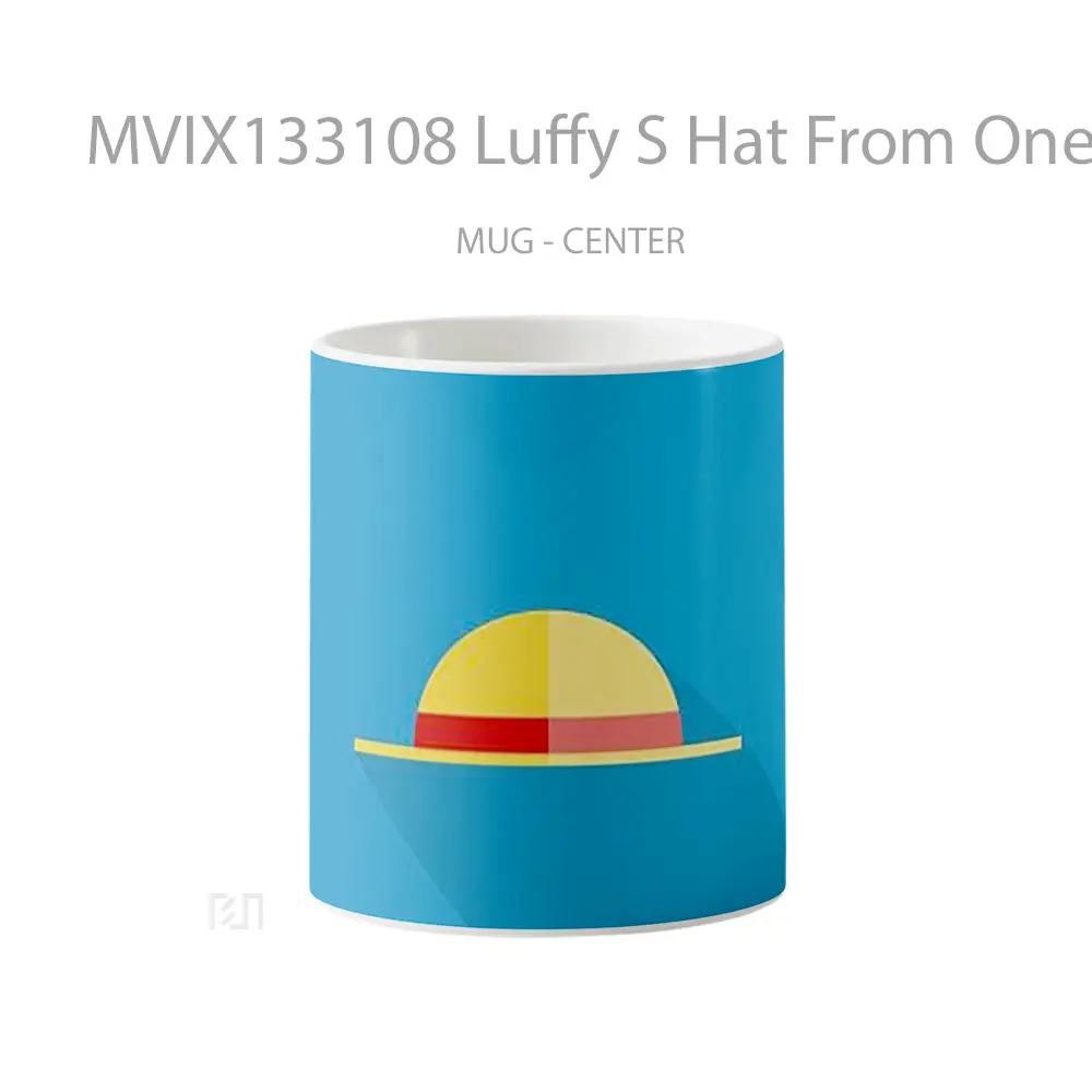 Mug Luffy S Hat From One Piece Cangkir Anime