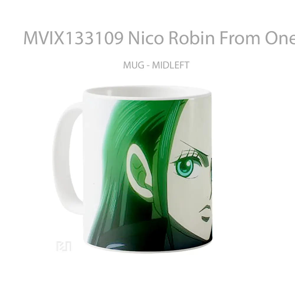 Mug Nico Robin From One Piece V2 Cangkir Anime - All-side / Desain