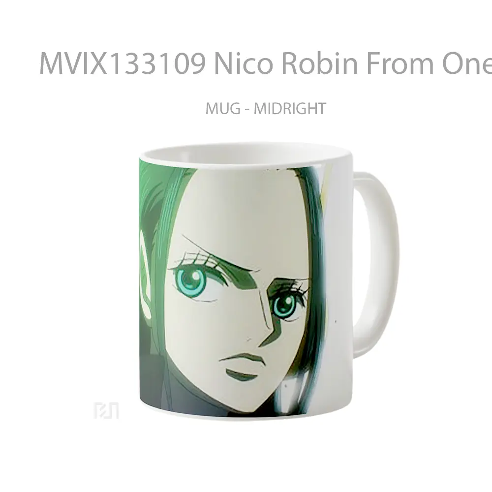 Mug Nico Robin From One Piece V2 Cangkir Anime - All-side / Desain