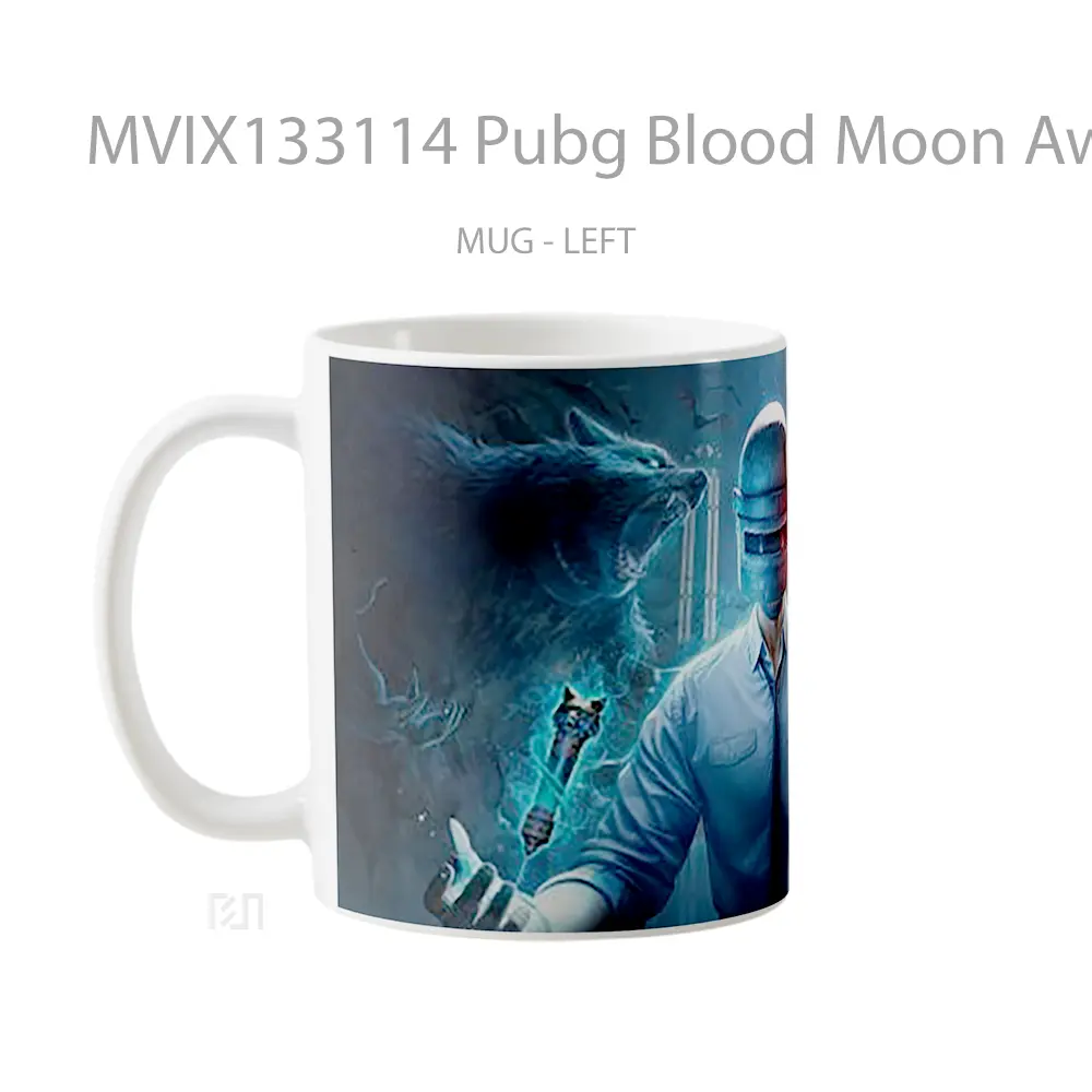 Mug Pubg Blood Moon Awakening Cangkir Gamer - All-side / Desain