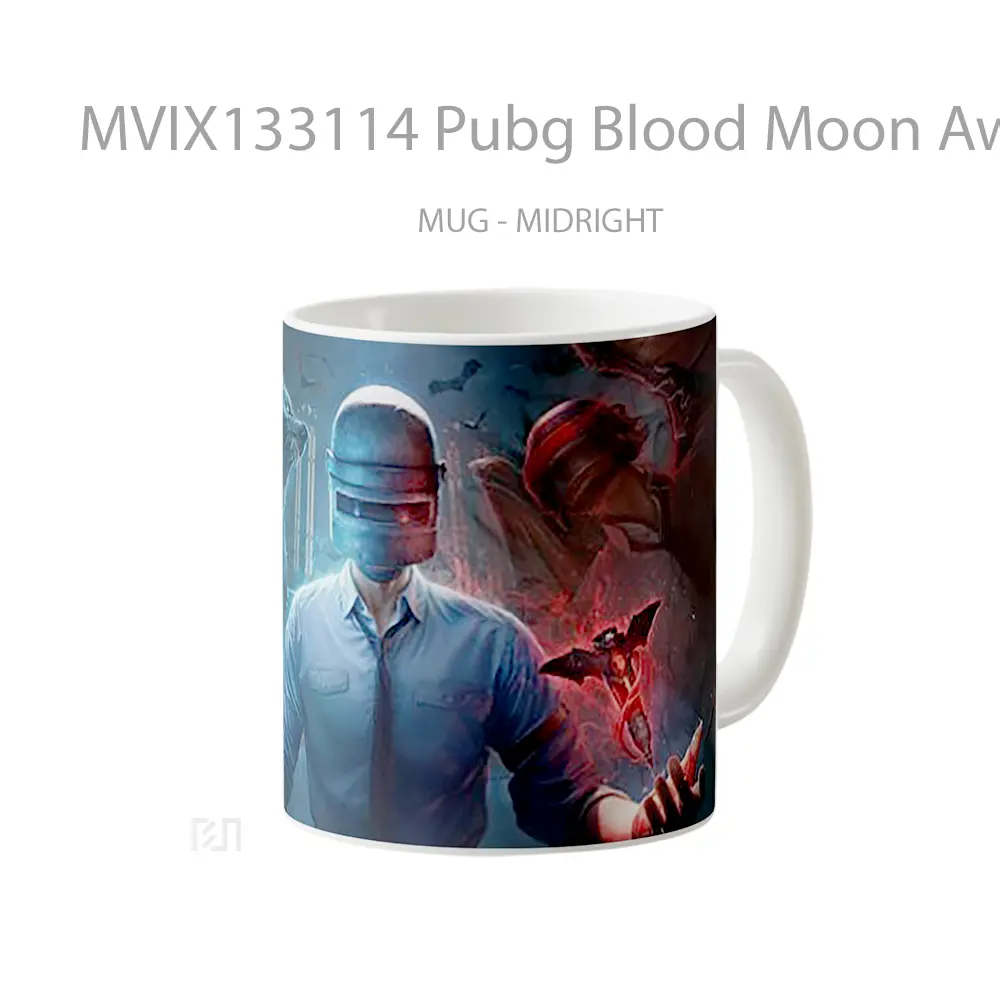 Mug Pubg Blood Moon Awakening Cangkir Gamer - All-side / Desain