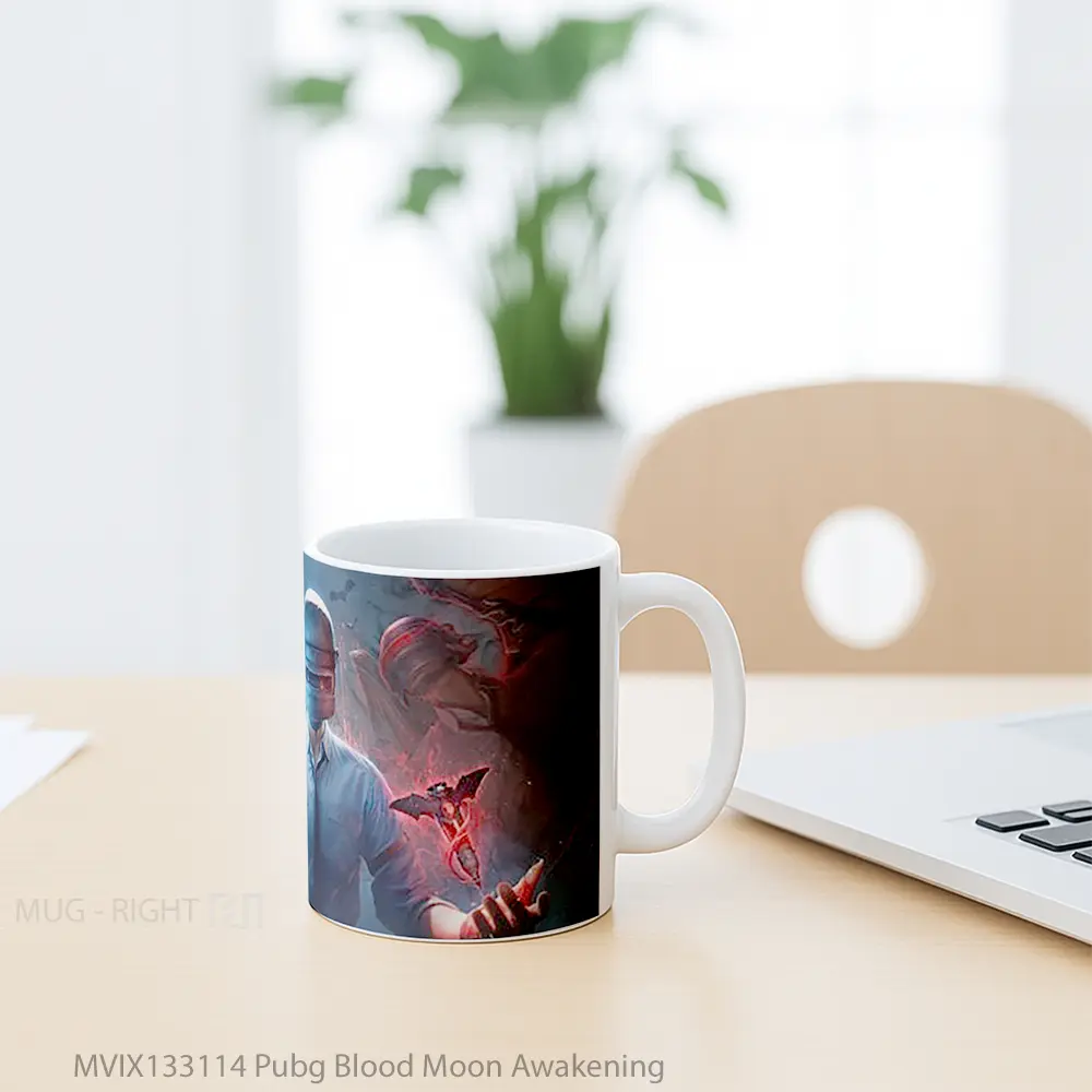 Mug Pubg Blood Moon Awakening Cangkir Gamer - All-side / Desain