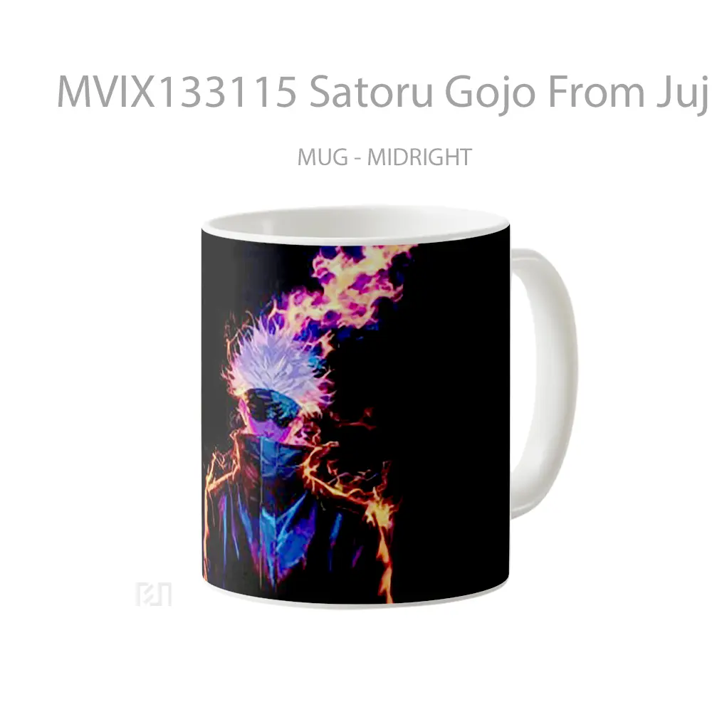 Mug Satoru Gojo From Jujutsu Kaisen V6 Gelas Keramik Unik - All-side / Desain