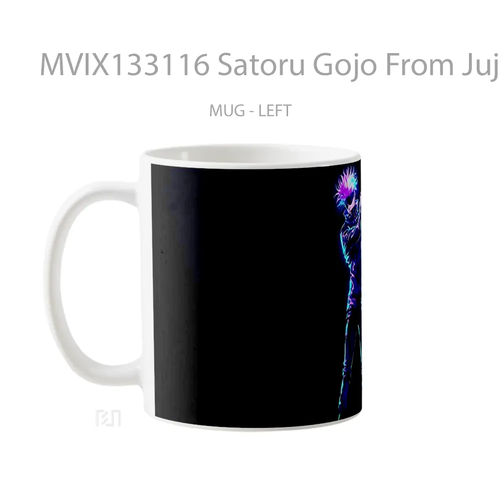 Mug Satoru Gojo From Jujutsu Kaisen V7 Gelas Keramik Unik - All-side / Desain
