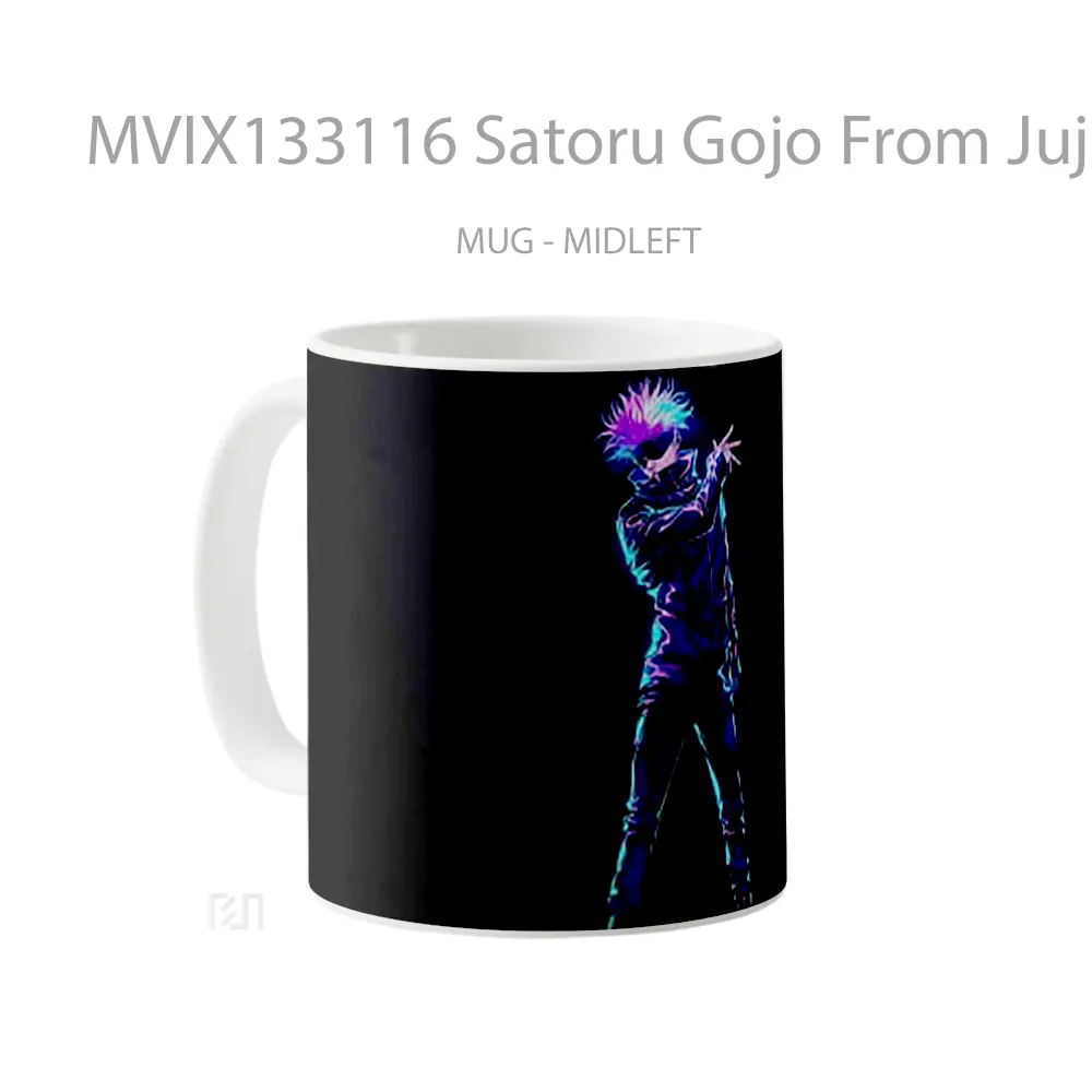 Mug Satoru Gojo From Jujutsu Kaisen V7 Gelas Keramik Unik - All-side / Desain