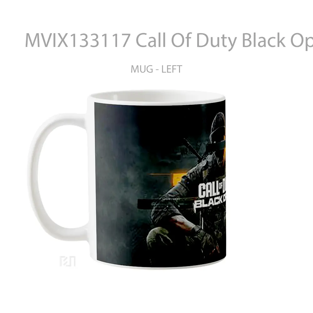 Mug Call Of Duty Black Ops 6 Ultrawide Cangkir Gamer - All-side / Desain