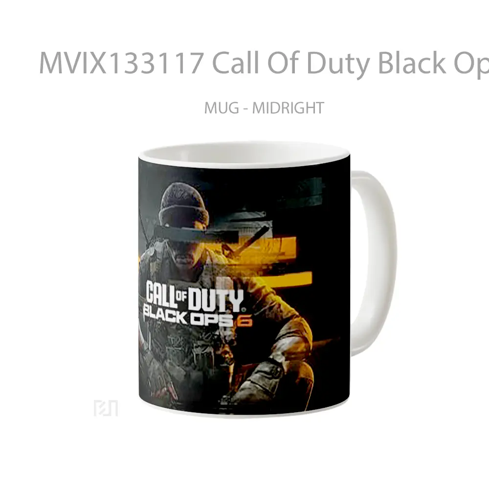 Mug Call Of Duty Black Ops 6 Ultrawide Cangkir Gamer - All-side / Desain