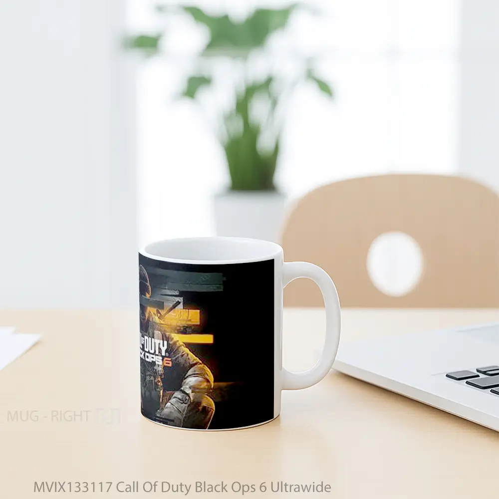 Mug Call Of Duty Black Ops 6 Ultrawide Cangkir Gamer - All-side / Desain