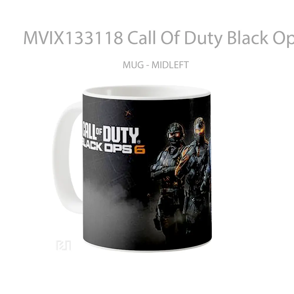 Mug Call Of Duty Black Ops 6 Vault Edition V1 Cangkir Gamer - All-side / Desain