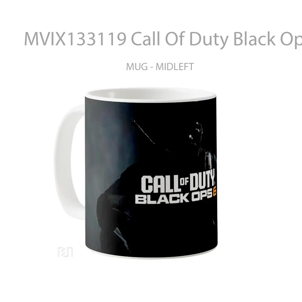 Mug Call Of Duty Black Ops 6 V2 Cangkir Gamer - All-side / Desain