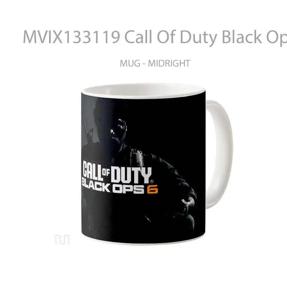 Mug Call Of Duty Black Ops 6 V2 Cangkir Gamer - All-side / Desain