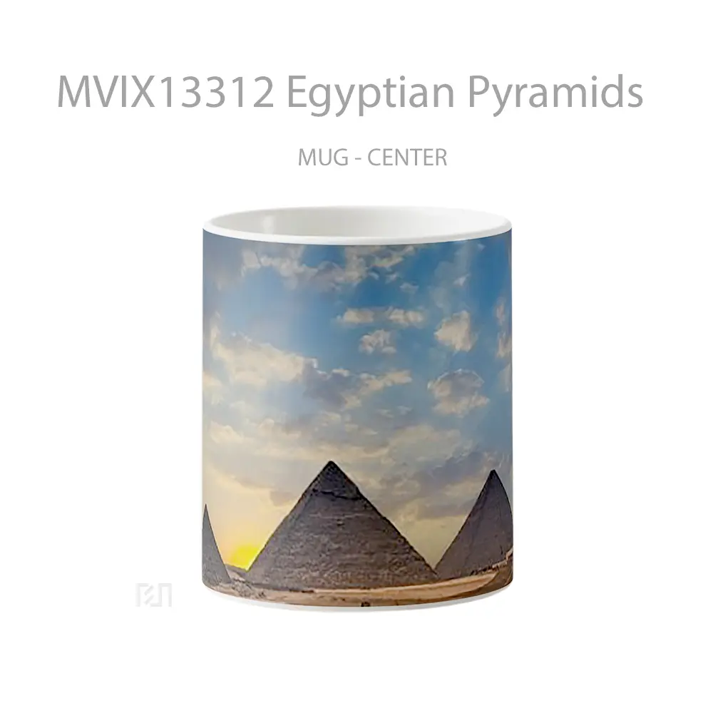 Mug Egyptian Pyramids Gelas Keramik Unik