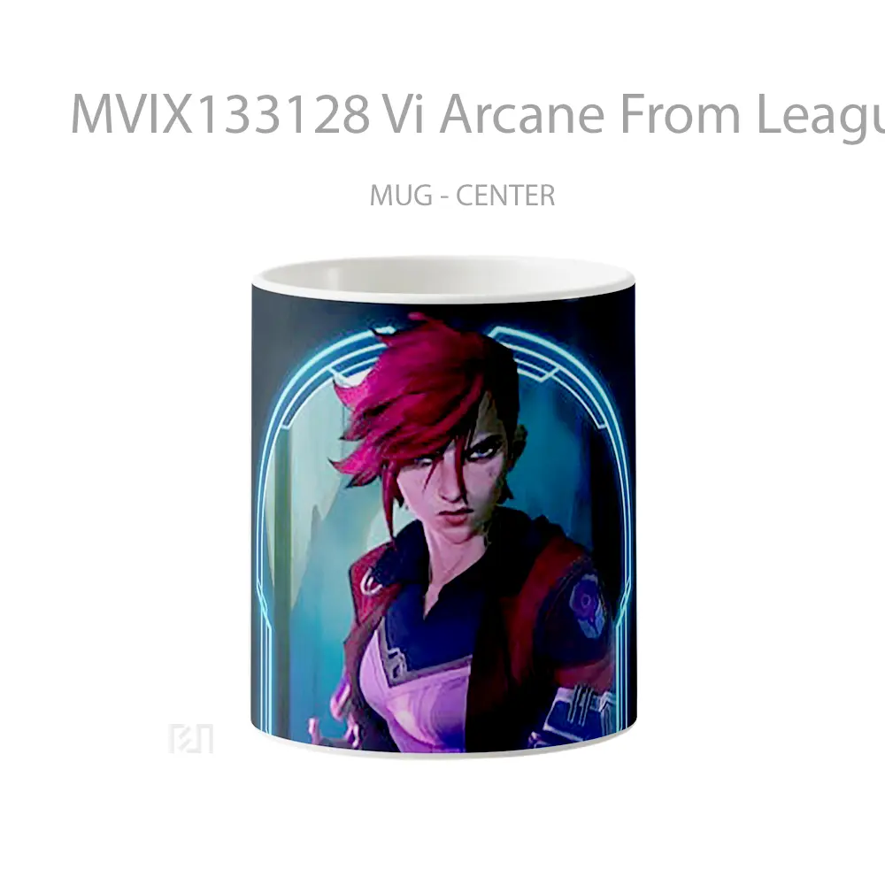 Mug Vi Arcane From League Of Legends V2 Cangkir Gamer
