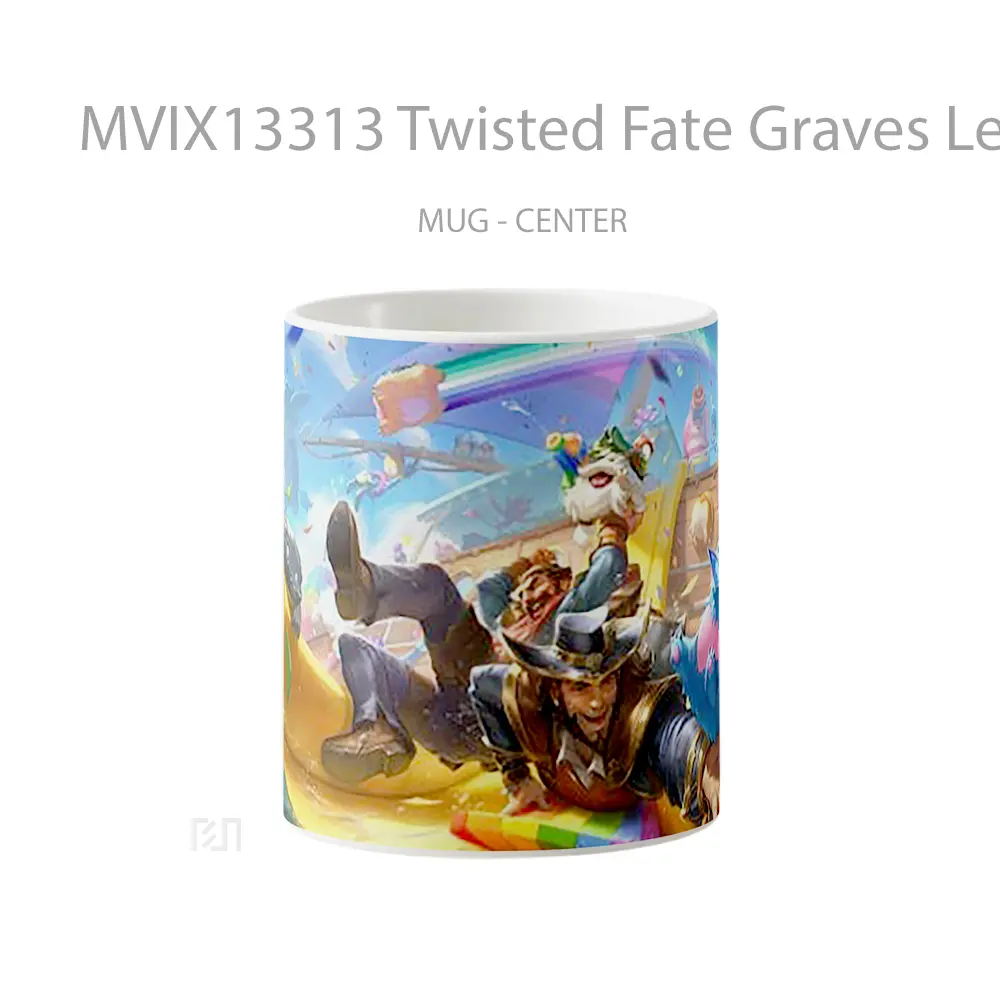 Mug Twisted Fate Graves League Of Legends Cangkir Gamer