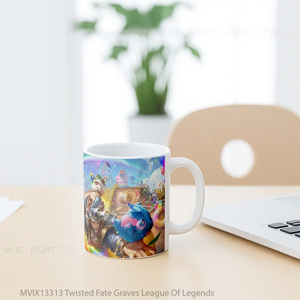 Mug Twisted Fate Graves League Of Legends Cangkir Gamer - All-side / Desain