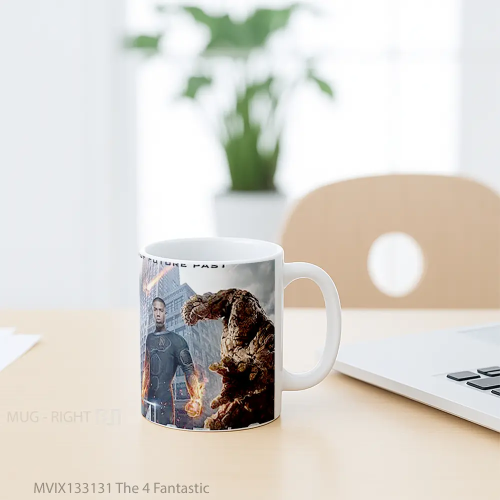 Mug The 4 Fantastic Gelas Keramik Unik - All-side / Desain