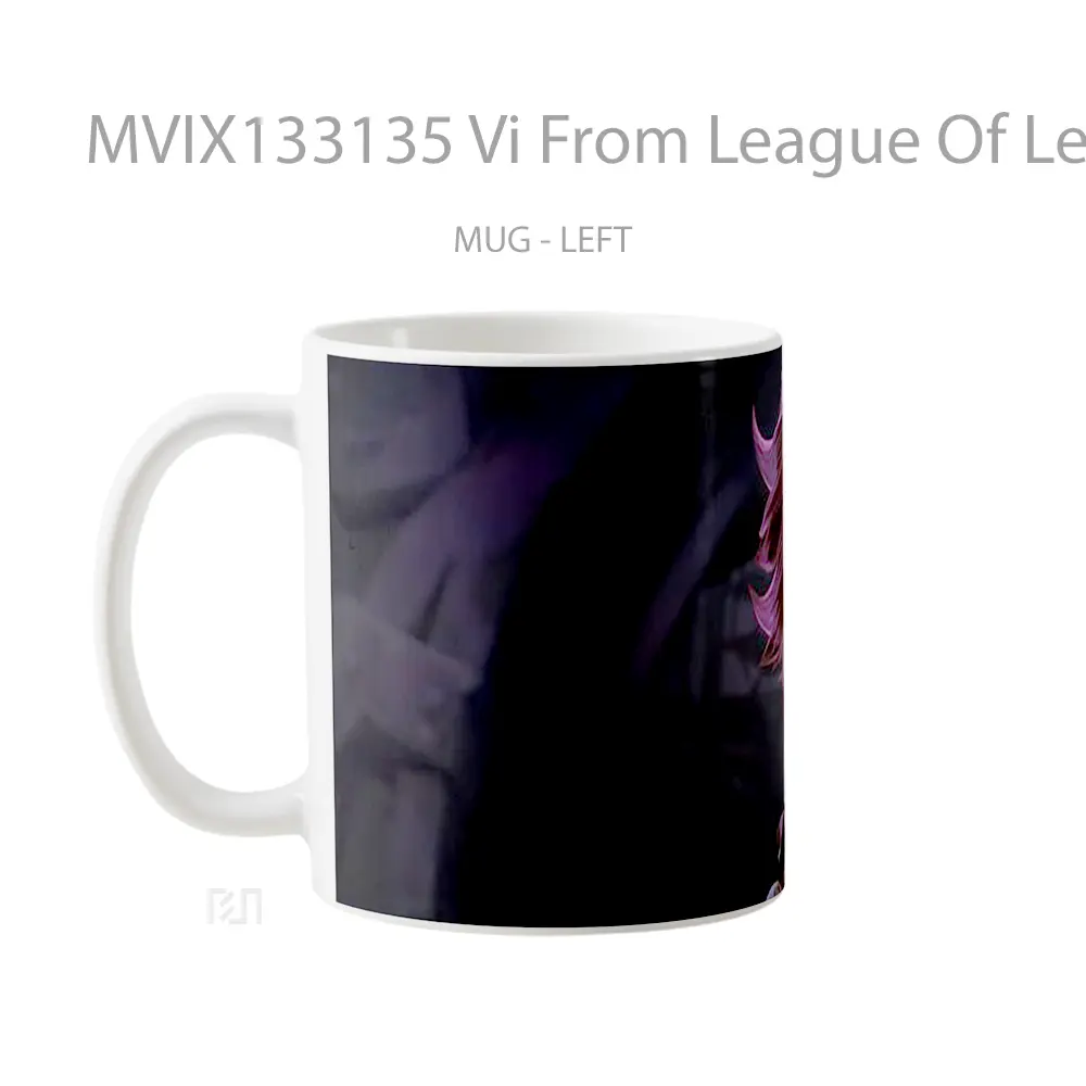 Mug Vi From League Of Legends V1 Cangkir Gamer - All-side / Desain