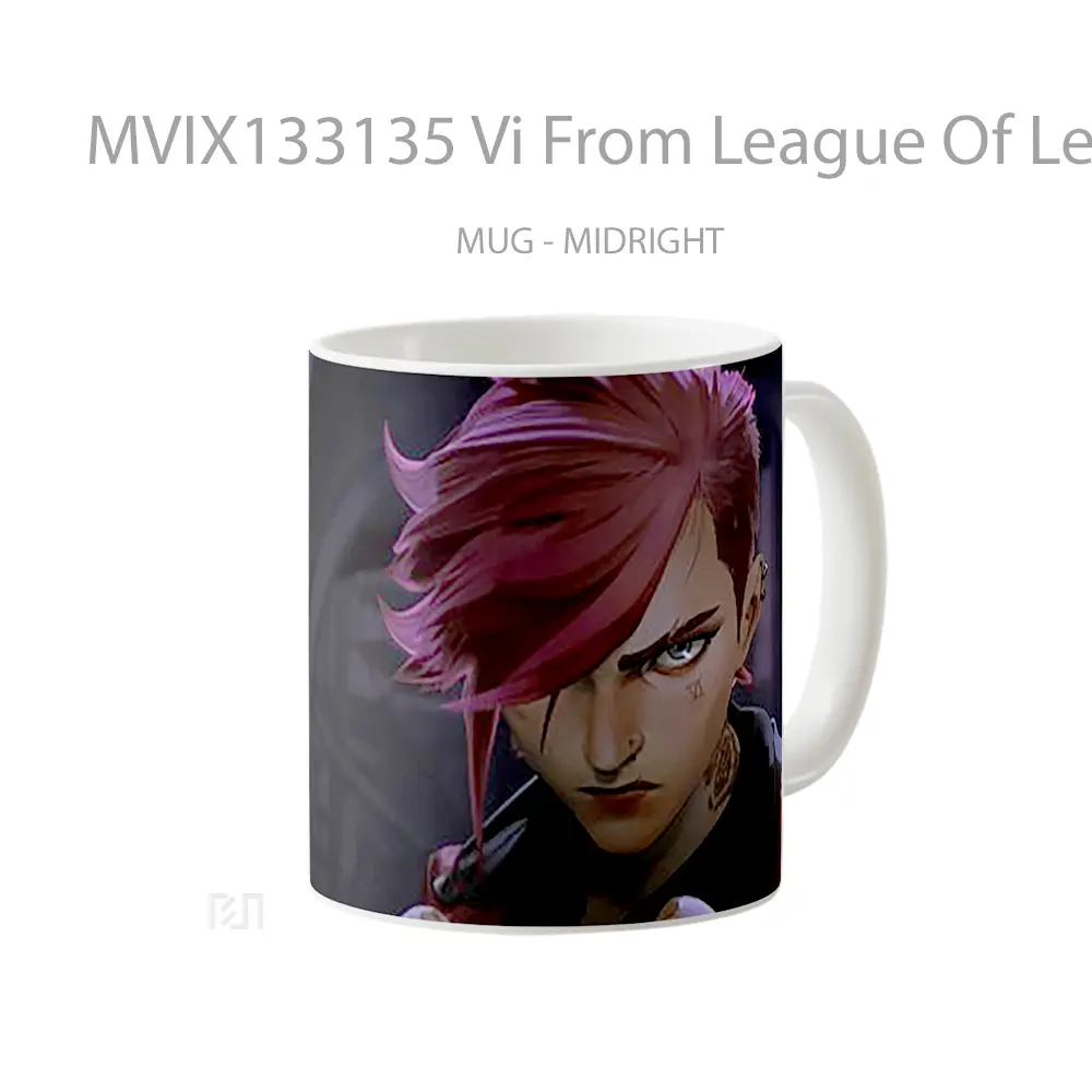 Mug Vi From League Of Legends V1 Cangkir Gamer - All-side / Desain