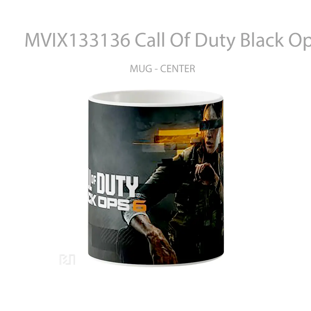 Mug Call Of Duty Black Ops 6 Poster Woman Cangkir Gamer
