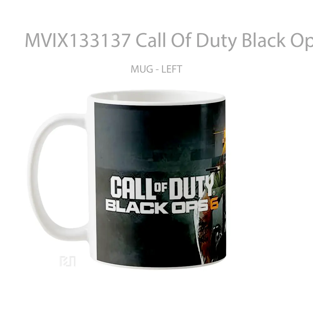 Mug Call Of Duty Black Ops 6 Poster Men Cangkir Gamer - All-side / Desain
