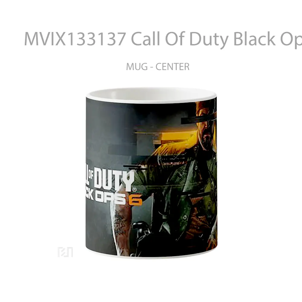 Mug Call Of Duty Black Ops 6 Poster Men Cangkir Gamer