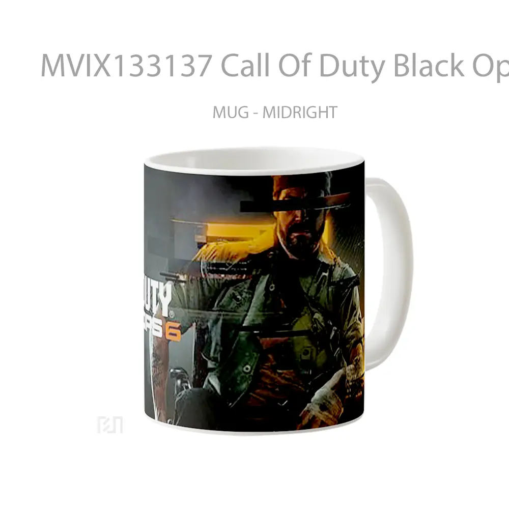 Mug Call Of Duty Black Ops 6 Poster Men Cangkir Gamer - All-side / Desain