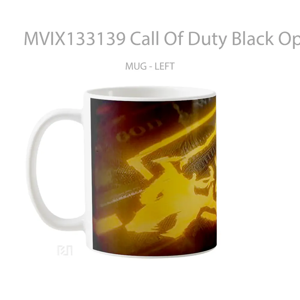 Mug Call Of Duty Black Ops 6 Shield Cangkir Gamer - All-side / Desain