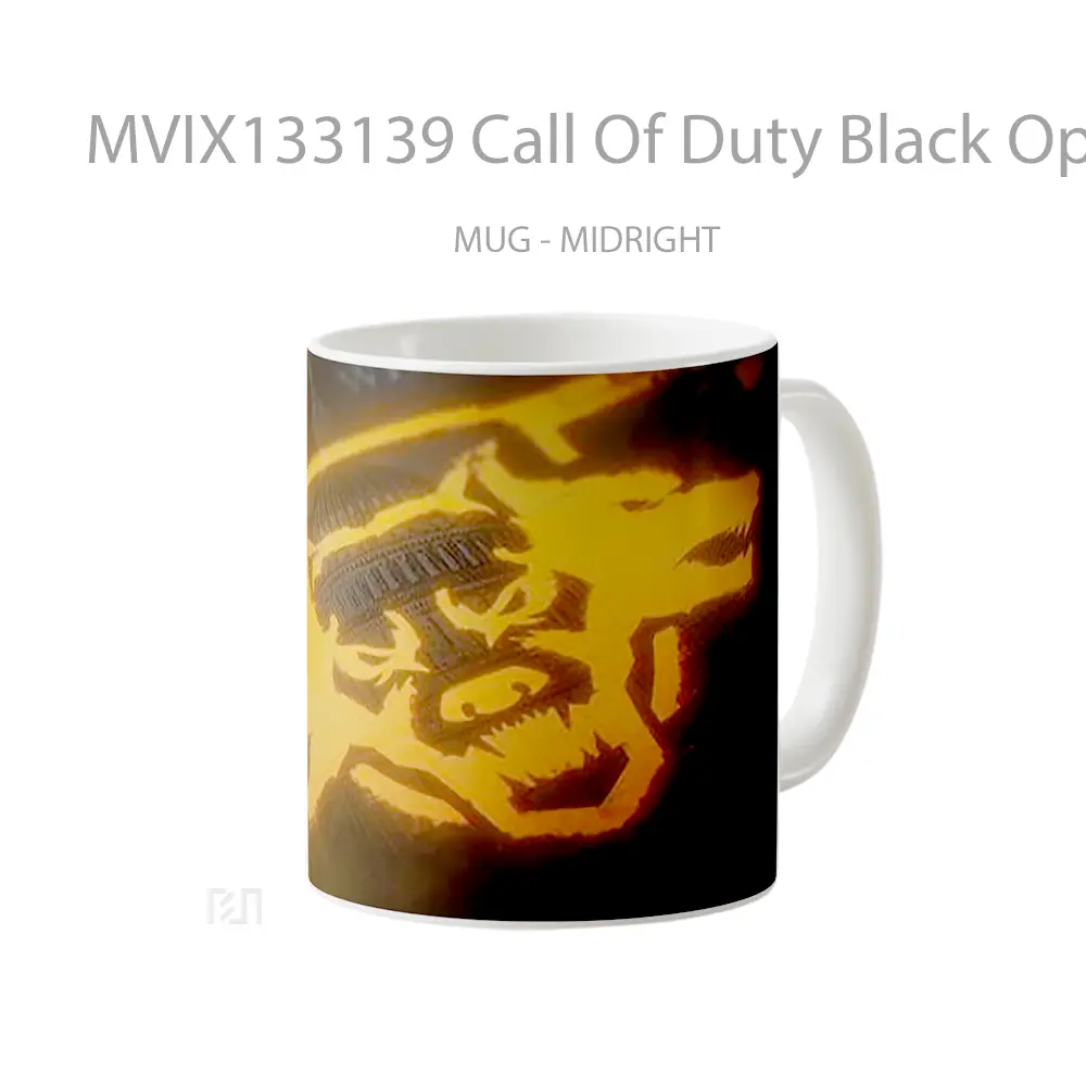 Mug Call Of Duty Black Ops 6 Shield Cangkir Gamer - All-side / Desain