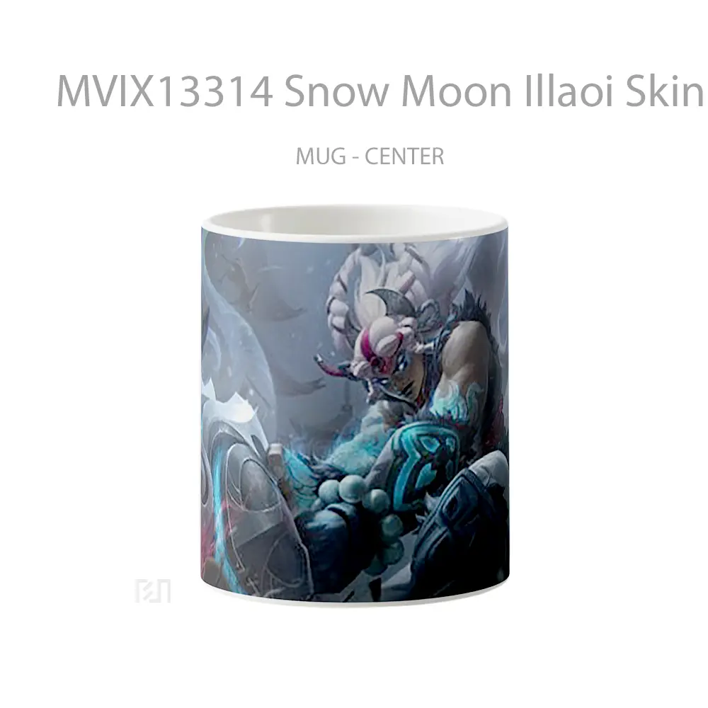 Mug Snow Moon Illaoi Skin League Of Legends Cangkir Gamer