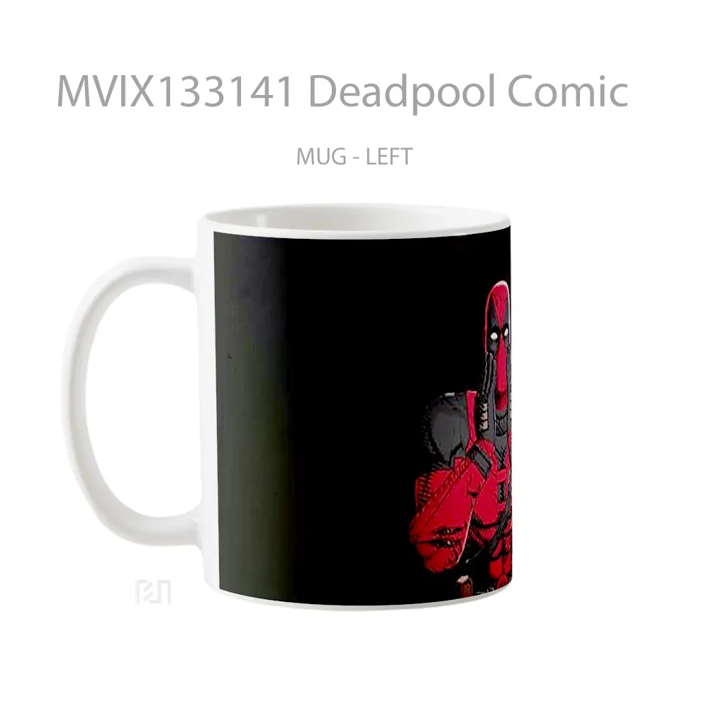 Mug Deadpool Comic Gelas Superhero - All-side / Desain