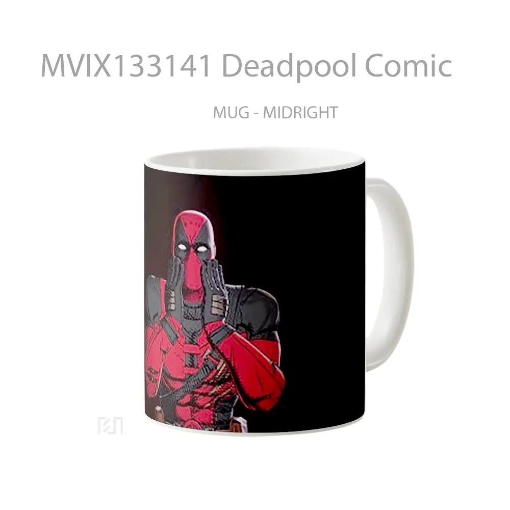 Mug Deadpool Comic Gelas Superhero - All-side / Desain