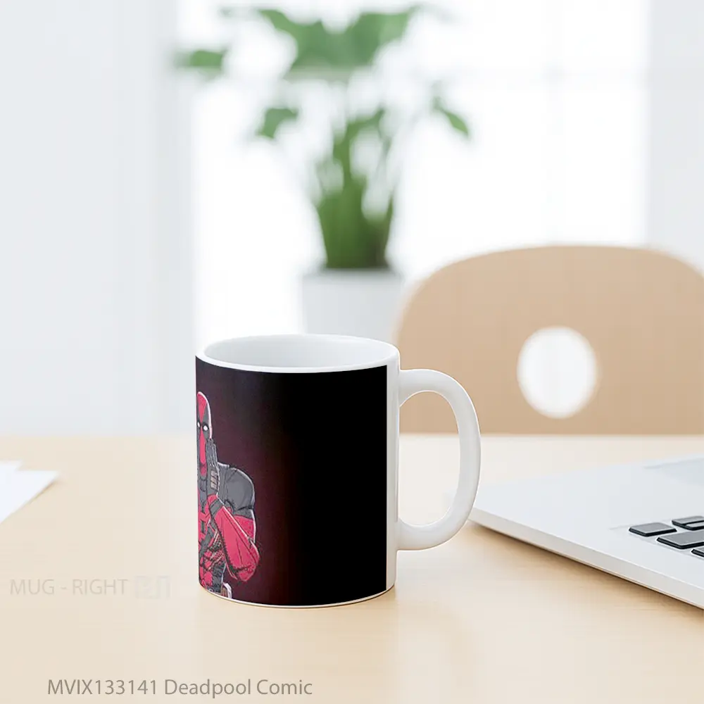 Mug Deadpool Comic Gelas Superhero - All-side / Desain