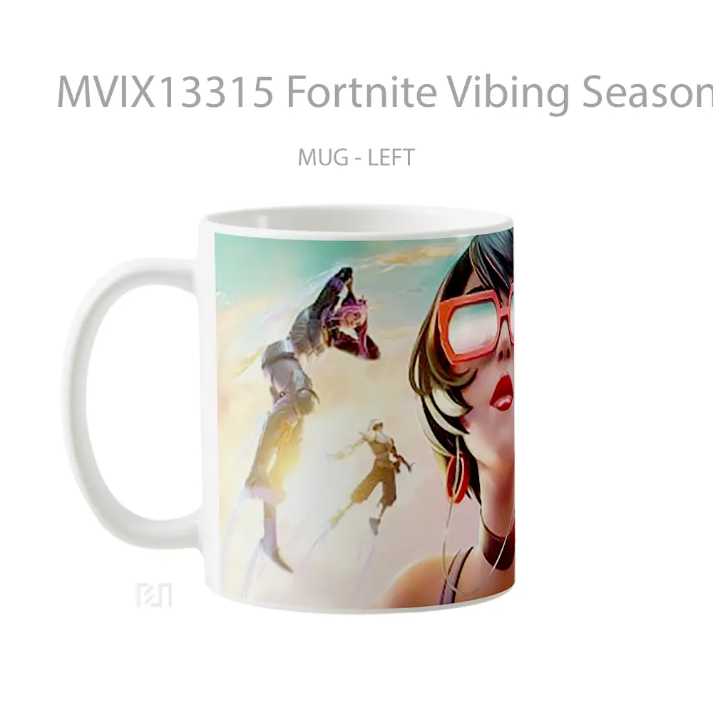 Mug Fortnite Vibing Season 3 Chapter 3 Cangkir Gamer - All-side / Desain