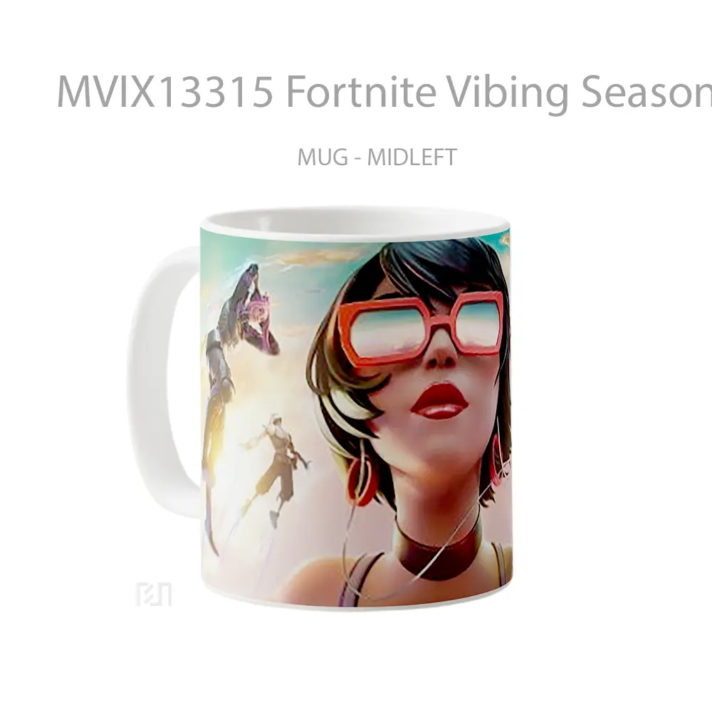 Mug Fortnite Vibing Season 3 Chapter 3 Cangkir Gamer - All-side / Desain
