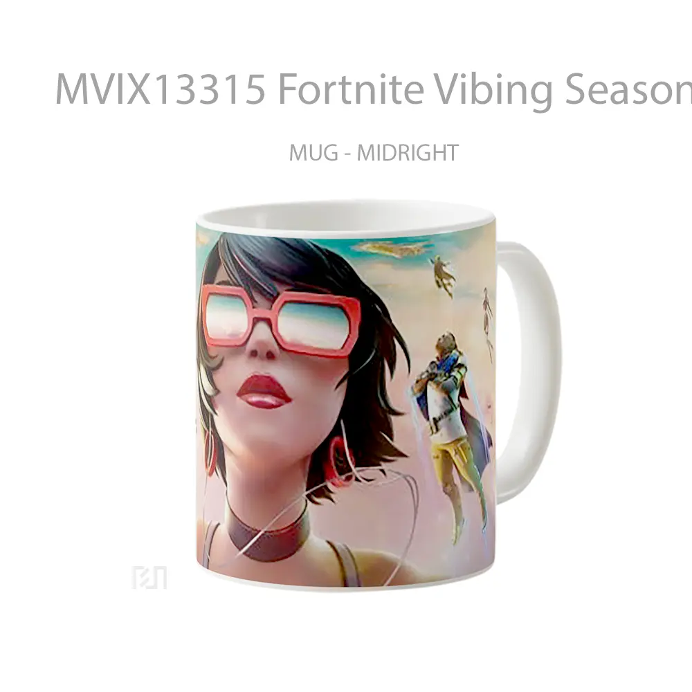 Mug Fortnite Vibing Season 3 Chapter 3 Cangkir Gamer - All-side / Desain