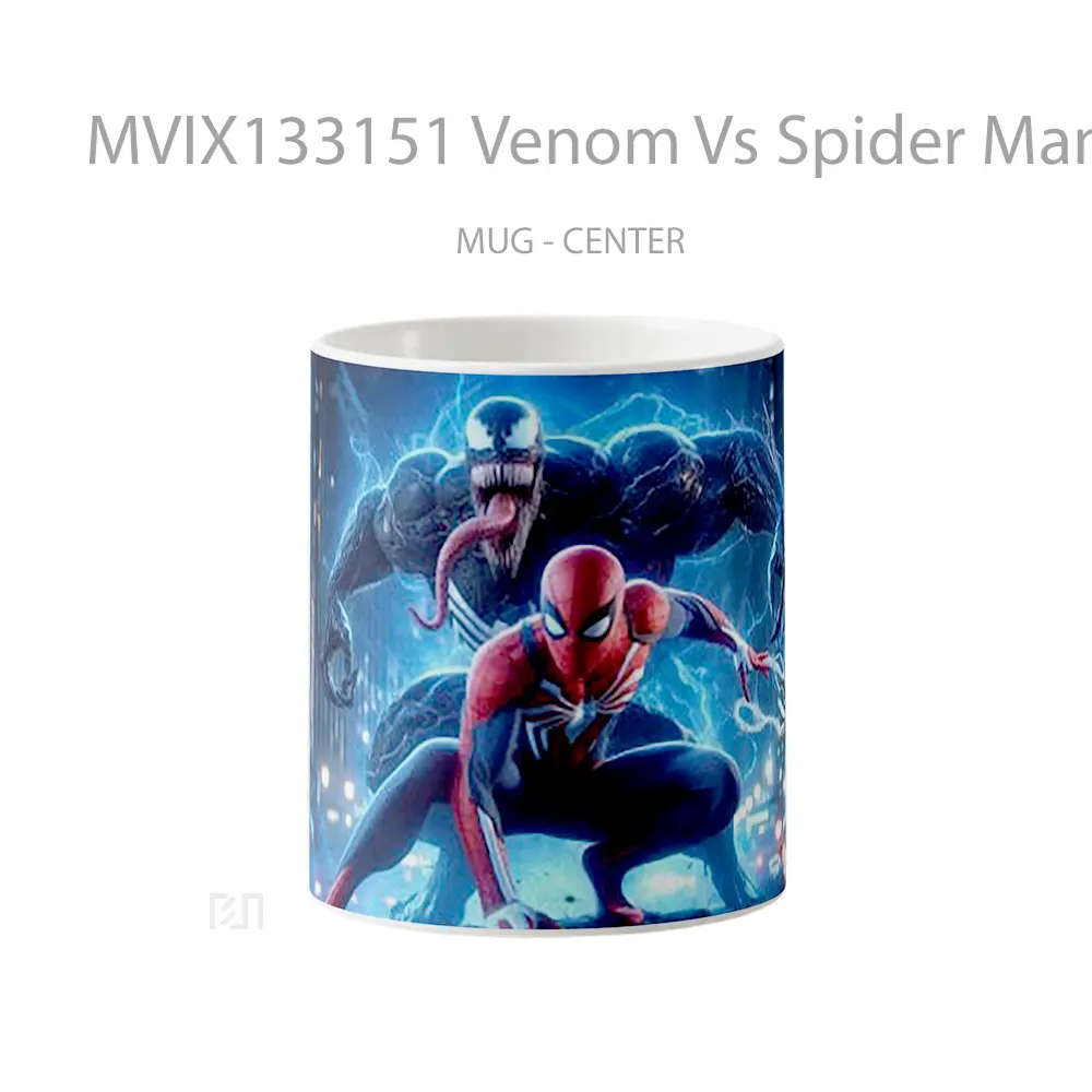 Mug Venom Vs Spider Man V2 Gelas Superhero
