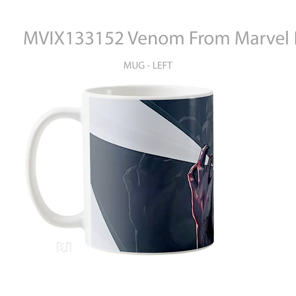 Mug Venom From Marvel Rivals Gelas Superhero - All-side / Desain