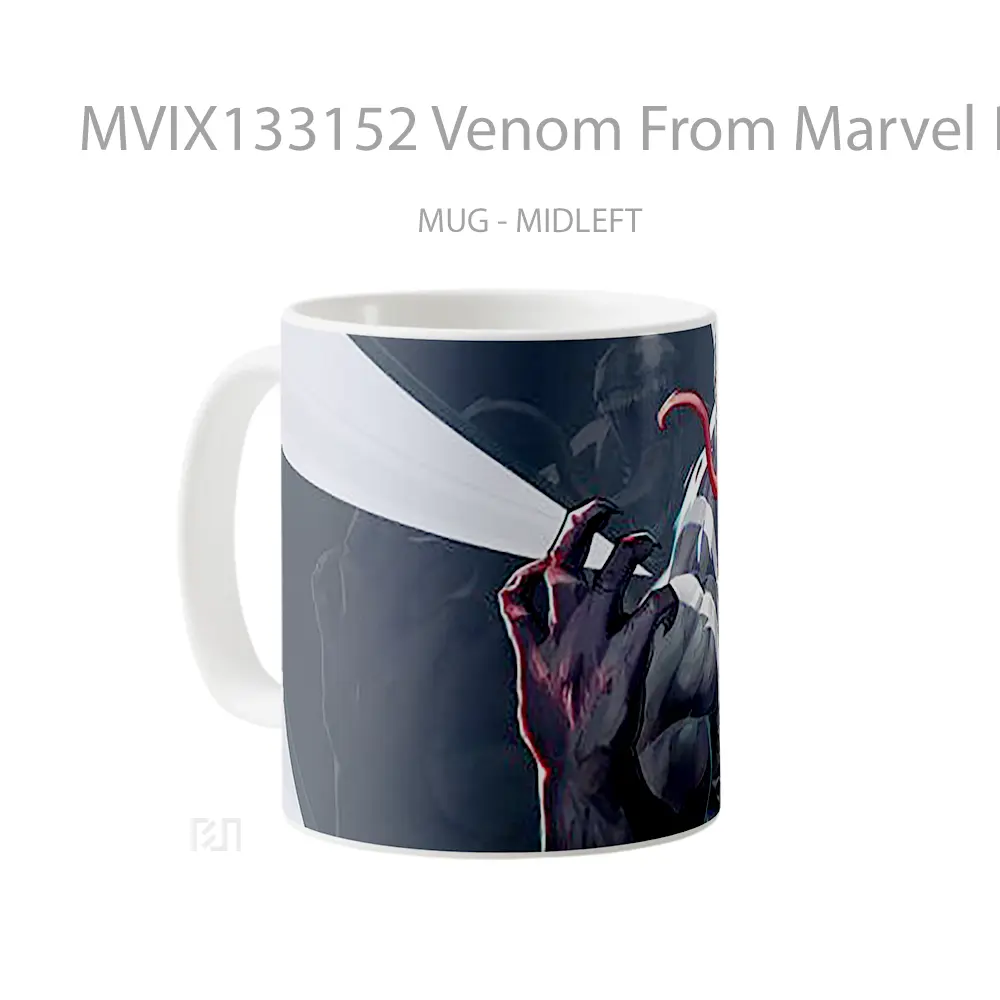 Mug Venom From Marvel Rivals Gelas Superhero - All-side / Desain