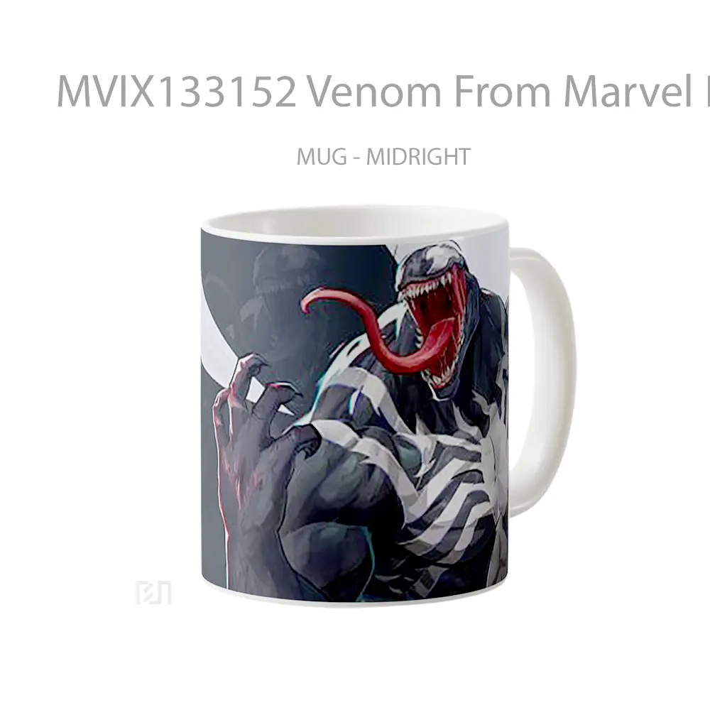 Mug Venom From Marvel Rivals Gelas Superhero - All-side / Desain