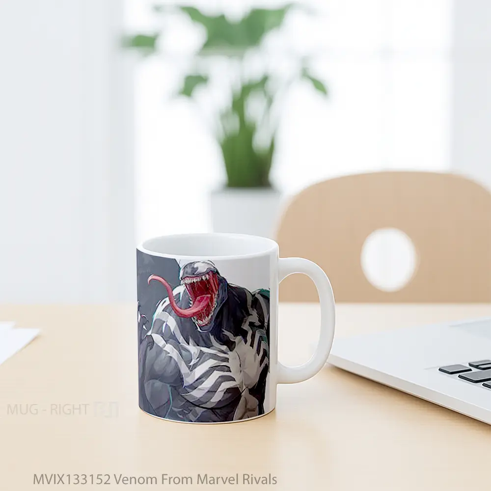 Mug Venom From Marvel Rivals Gelas Superhero - All-side / Desain