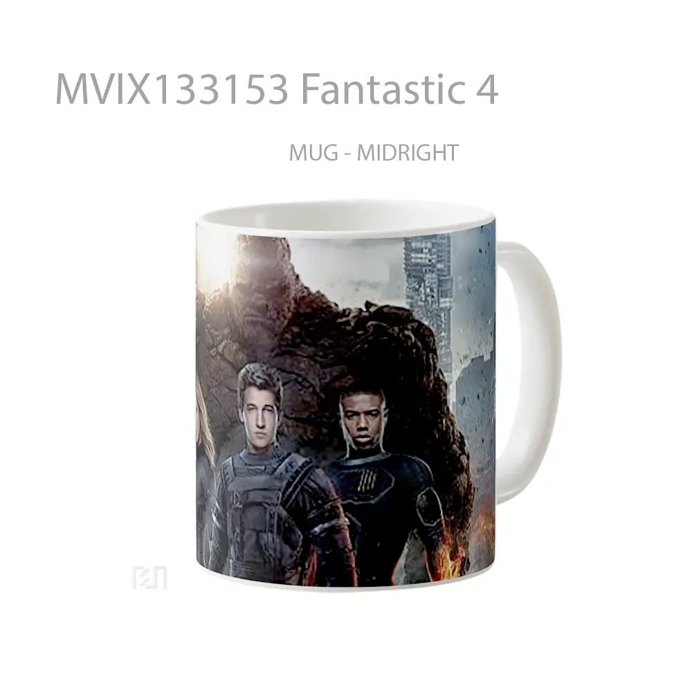 Mug Fantastic 4 Gelas Keramik Unik - All-side / Desain