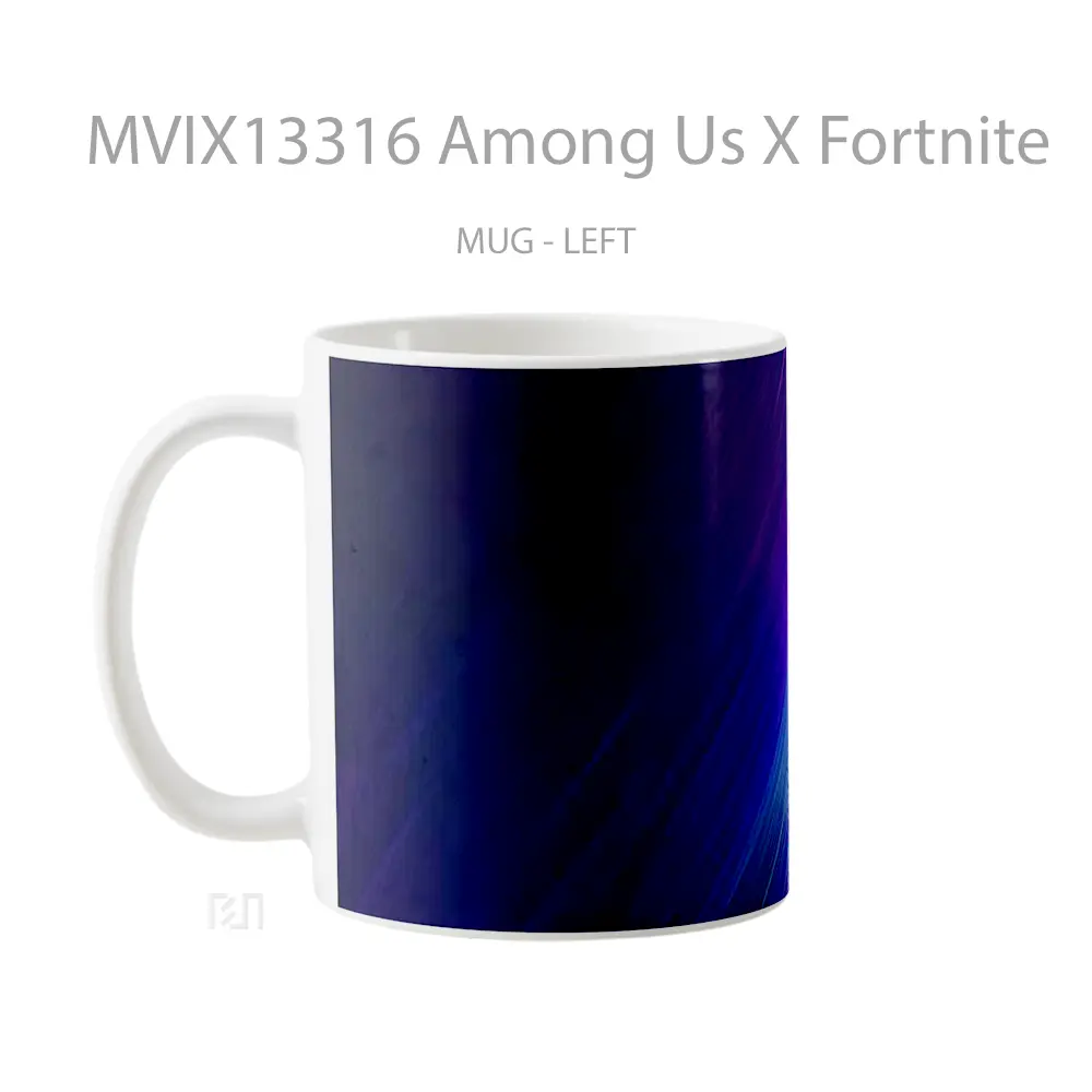Mug Among Us X Fortnite Cangkir Gamer - All-side / Desain
