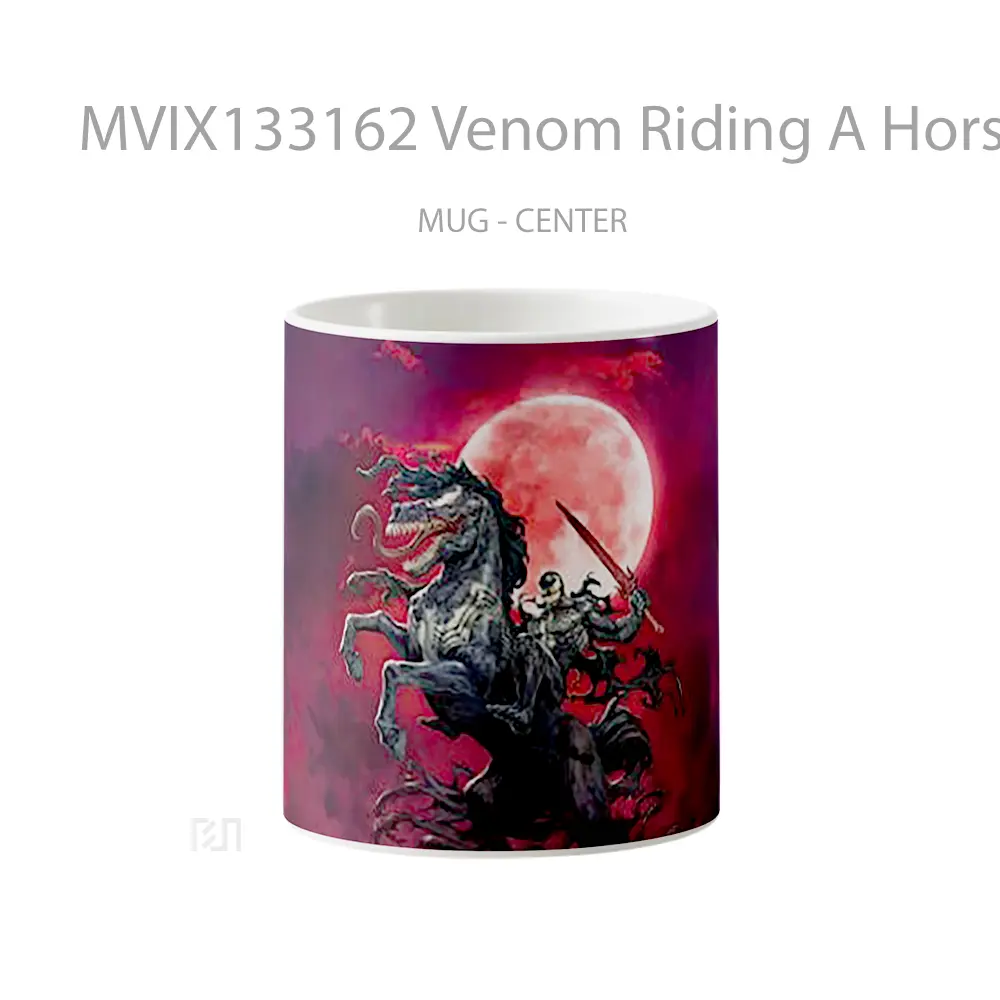 Mug Venom Riding A Horse Gelas Superhero