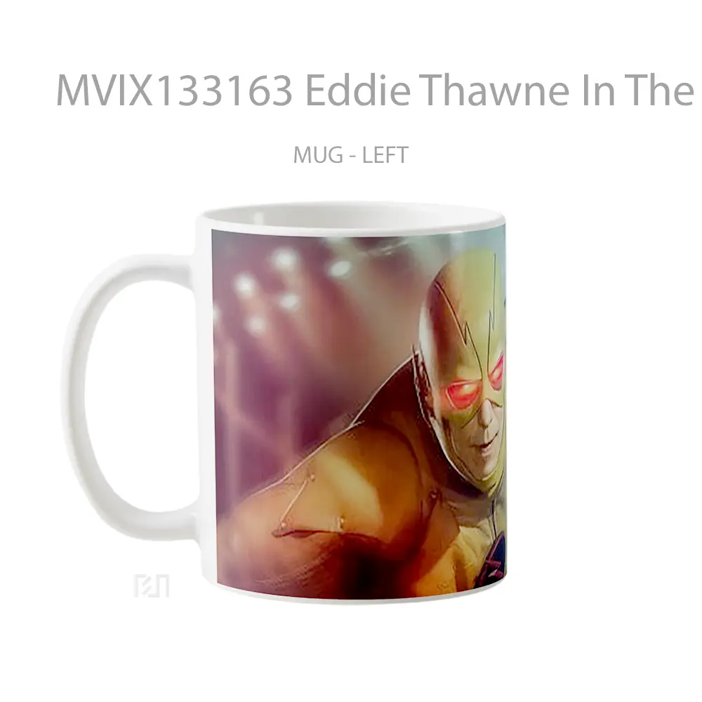 Mug Eddie Thawne In The Flash Gelas Superhero - All-side / Desain