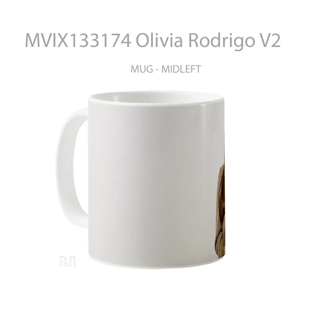 Mug Olivia Rodrigo V2 Gelas Selebriti - All-side / Desain